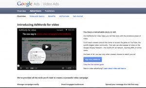 Google adwords for video2