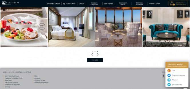 eurostars hoteles web
